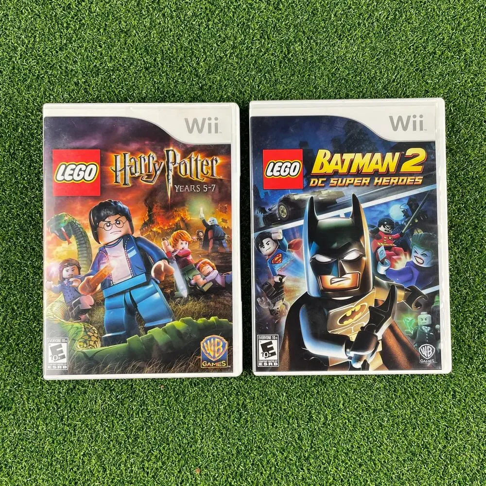 Lego Harry Potter: Years 5-7 & Batman 2: DC Super Heroes Nintendo Wii Game Lot